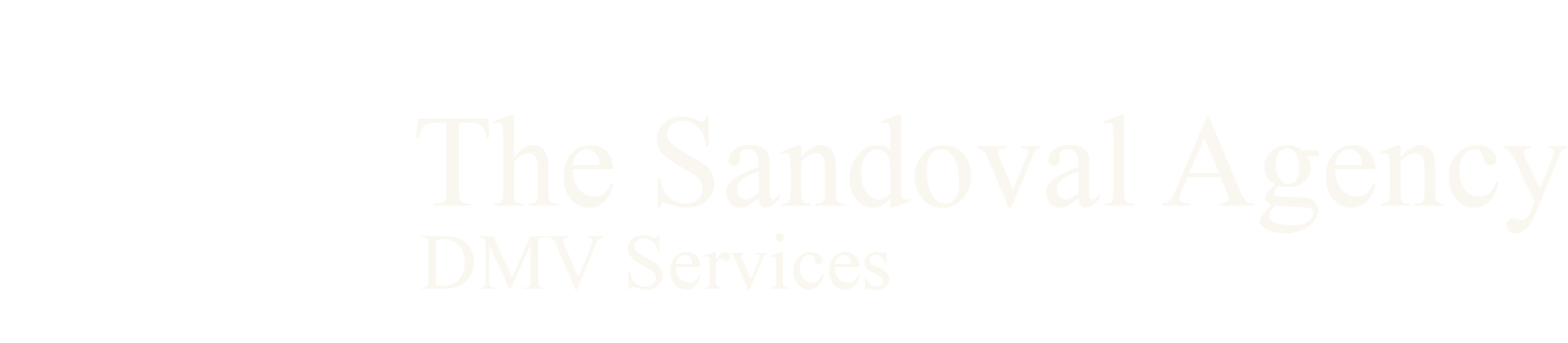 The Sandoval Agency